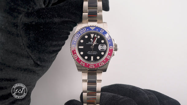 Rolex 116719 GMT-Master II 40 mm "PEPSI" Jubilee Bracelet Box and Papers 2017
