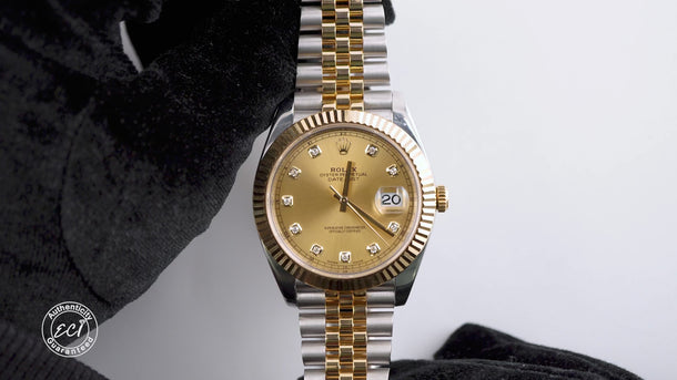 Rolex 126333 Datejust 41 mm Champagne Dial Jubilee Bracelet Box and Papers 2017