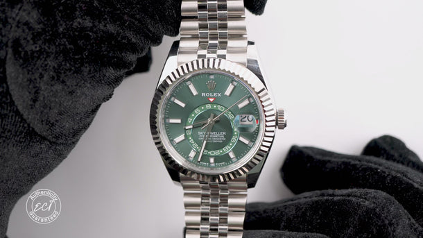 Rolex 336934 Sky-Dweller 42mm Mint Green Dial Jubilee Bracelet Box & Papers 2026