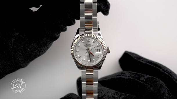 Rolex 279173 Lady-Datejust 28 mm Silver Dial Oyster Bracelet Box & Papers 2024