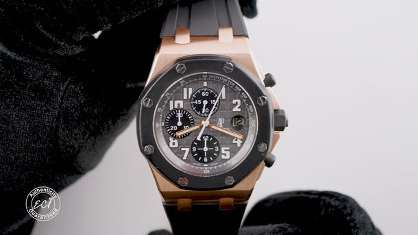 Audemars Piguet Royal Oak Offshore Chronograph 42 mm Gray Dial Box & Papers 2003