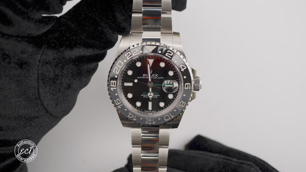 Rolex 126710GRNR GMT-Master II 40 mm Bruce Wayne Oyster Box & Papers 2026