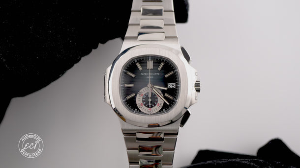 Patek Philippe 5980/1A-001 Nautilus Stainless Steel Blue Dial Box Archives 2008