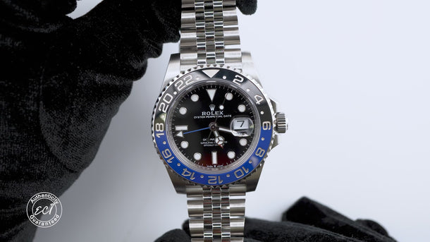 Rolex 126710BLNR GMT-Master II "Batgirl" 40mm Jubilee Bracelet Box & Papers 2023