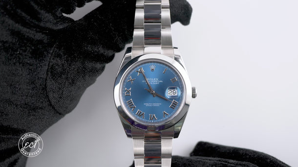 Rolex 126300 Datejust 41 mm Blue Dial Oyster Bracelet Box and Papers 2020