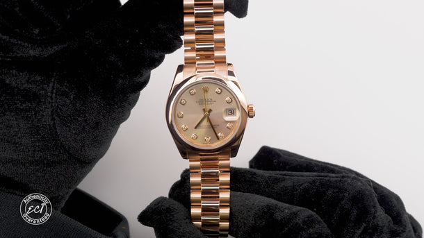 Rolex 178245 Datejust 31 mm Silver Dial President Bracelet Box & Papers 2008