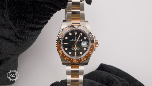 Rolex 126711CHNR GMT-Master II 40 mm "Root Beer" Box and Papers 2019