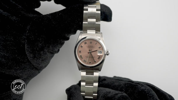 Rolex 178240 Datejust 31 mm Rose Roman Dial Oyster Bracelet Box and Papers 2001