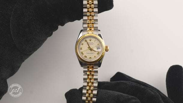 Rolex 179173 Lady-Datejust 26 mm Ivory Dial Jubilee Bracelet Box & Papers 2013