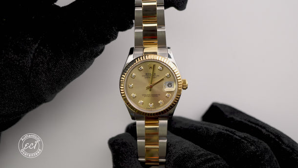 Rolex 278273 Datejust 31 mm Champagne Dial Oyster Bracelet Box and Papers 2019