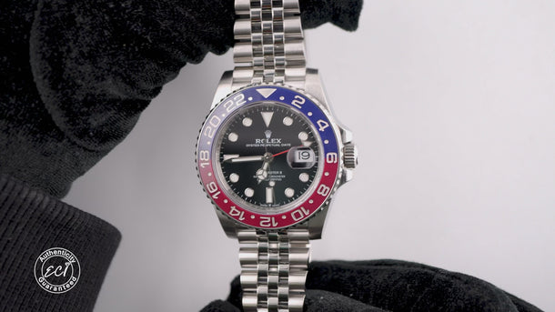 Rolex 126710BLRO GMT-Master II "Pepsi" Jubilee Bracelet Box and CPO Card 2025