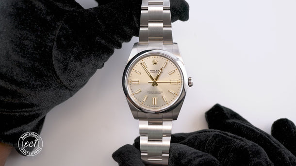 Rolex 124300 Oyster Perpetual 41mm Silver Dial Oyster Bracelet Box & Papers 2023