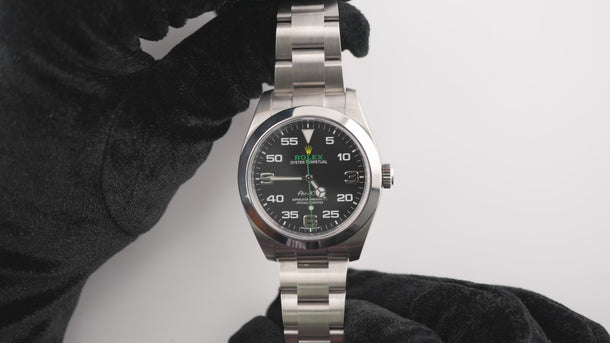 Rolex 116900 Air King 40 mm Black Dial Oyster Bracelet Box and Papers 2019