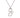 14k White Gold Large Diamond Initial "J" Pendant with Chain 1.03 Ctw