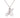 14k White Gold Large Diamond Initial "M" Pendant with Chain 1.36 Ctw