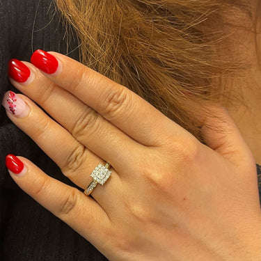 14K Yellow Gold Diamond Ring 0.51 CT